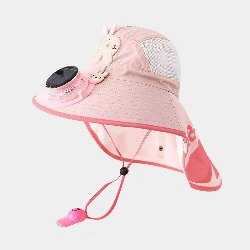 🌞Sončni klobuk z vgrajenim ventilatorjem