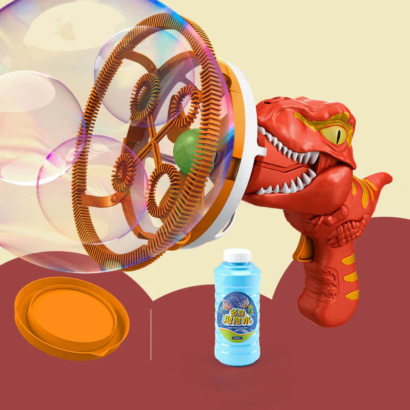 🎁✨ Električni verižni stroj za mehurčke - Čarobna vizualna pojedina 🌿🦖