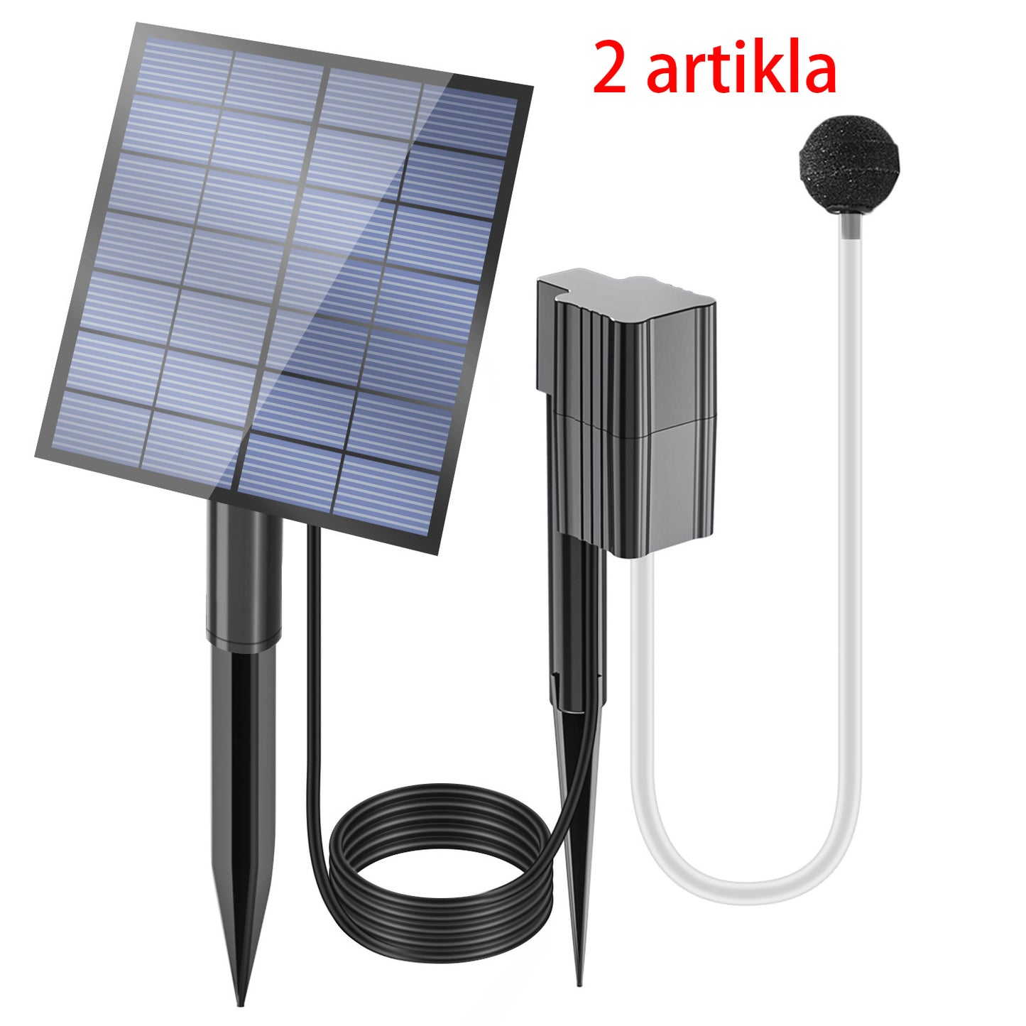 🐟💨Sončna prezračevalna črpalka za ribnik – visoko učinkovit solarni aerator