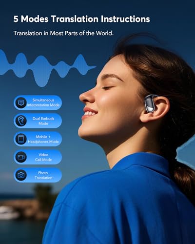 Prevajalske slušalke Bluetooth 3v1 – Prevajanje, glasba in klici | Q16 AI H3
