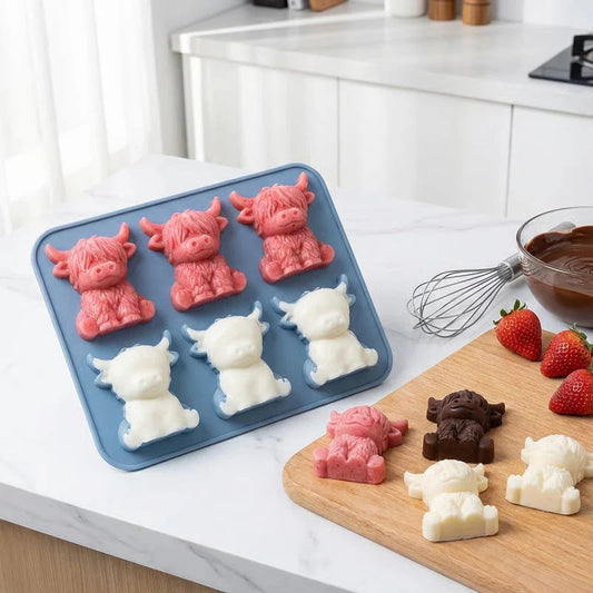 Pladenj za ledene kocke Highland Cow