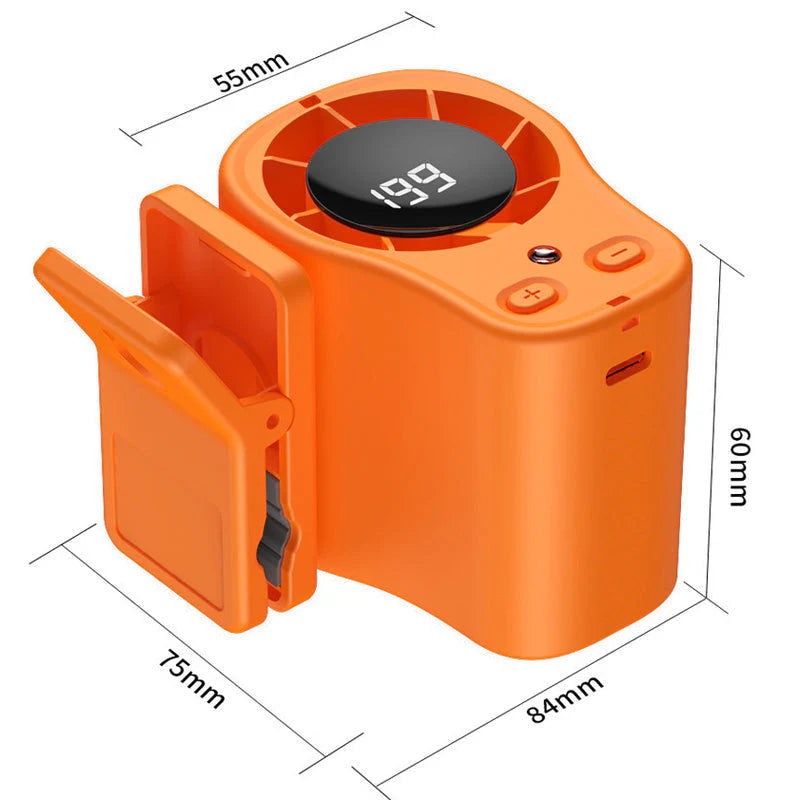 Prenosni ventilator brez lopatic z LED-zaslonom