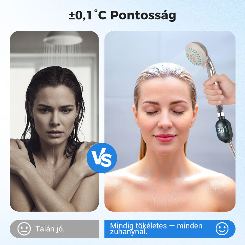 🔥🔥2+2 gratis🚿💡 Prikaz temperature tuša – spremljanje vode v realnem času, preprečevanje opeklin!🌡️✅ Termometer za vir vode – pametni LED zaslon, varno kopanje za družino!  En kos