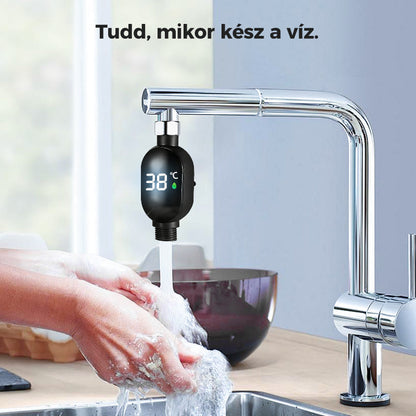 🔥🔥2+2 gratis🚿💡 Prikaz temperature tuša – spremljanje vode v realnem času, preprečevanje opeklin!🌡️✅ Termometer za vir vode – pametni LED zaslon, varno kopanje za družino!  En kos