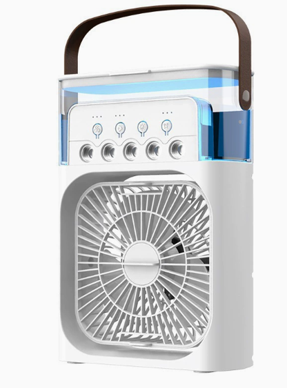 Namizni ventilator z meglico in vlažilcem zraka