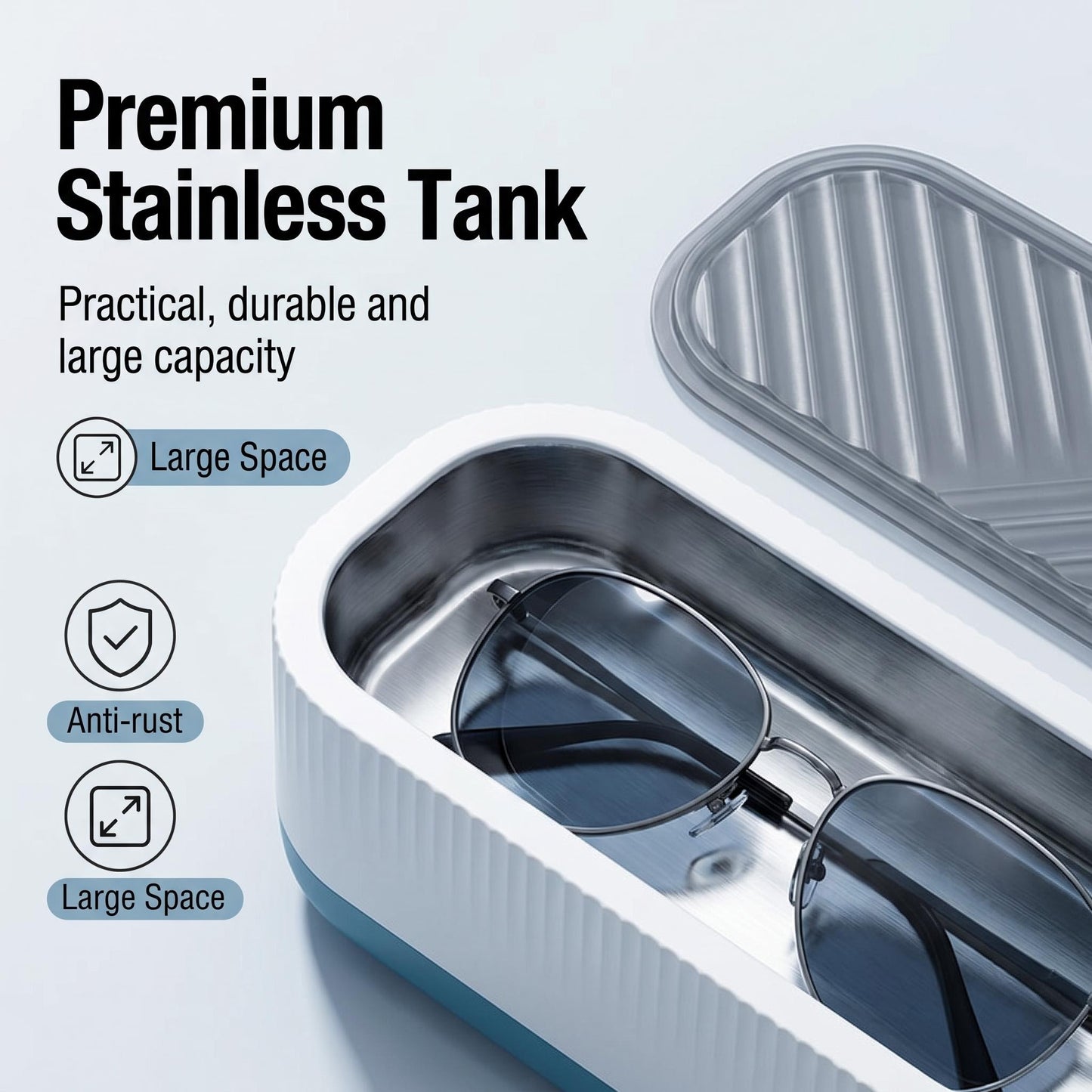 Ultrazvočni čistilnik za nakit in očala