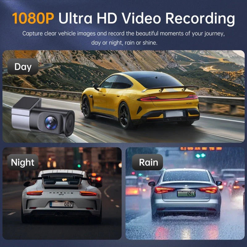 📷 Avtomobilska kamera 1080P Full HD – Wi-Fi, nočni vid in G-senzor | Kamera za avto, dokaz pri nesreči 🚗🌙📡