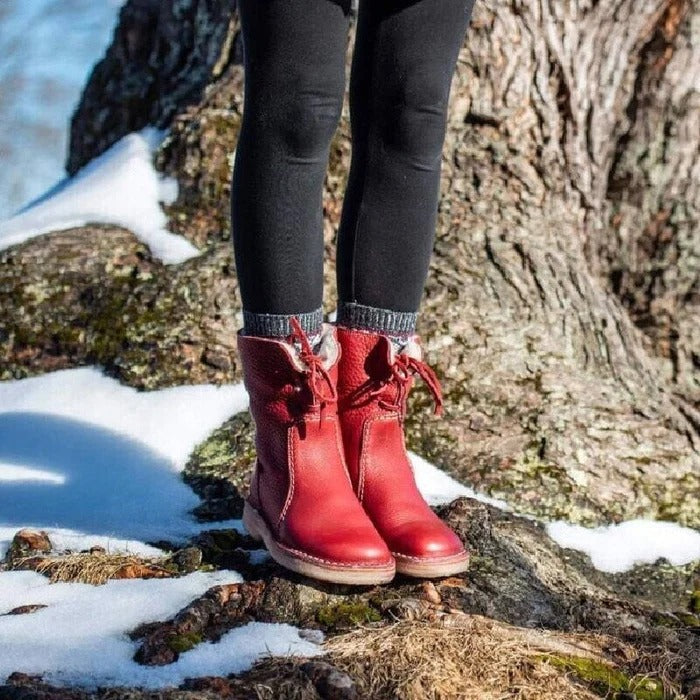 🔥50 % popusta danes - Ne zamudite teh ergonomsko oblikovanih ortopedskih čevljev - zimska flis podloga + ročno šivanje👞