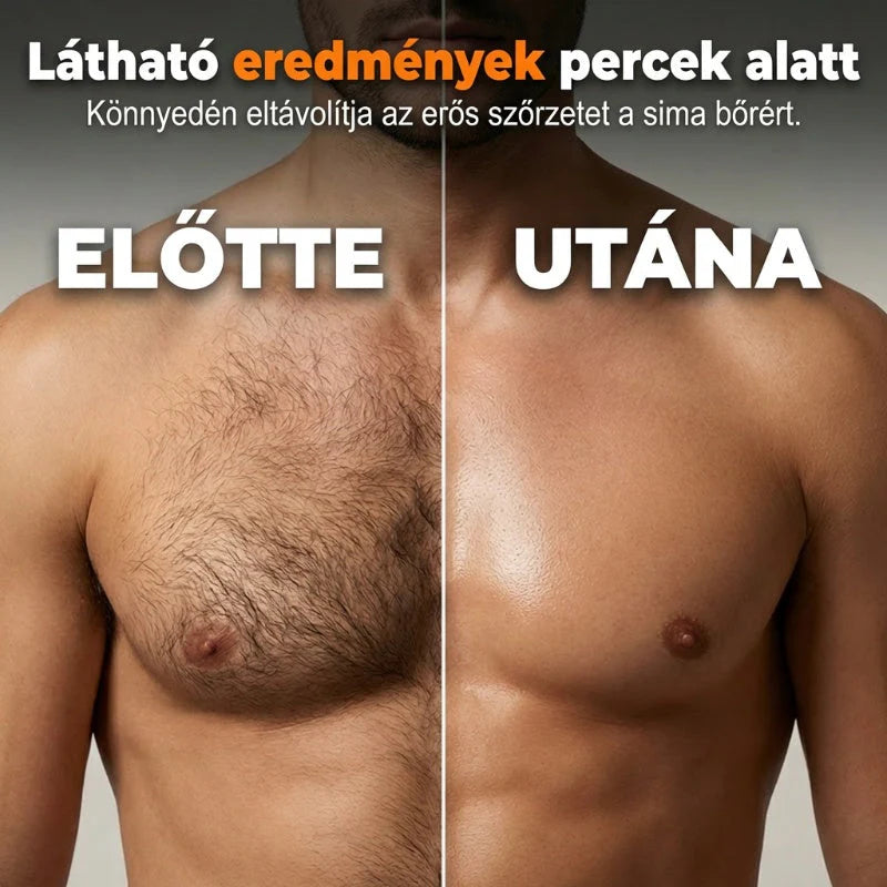 Krema za odstranjevanje dlak za moške z aloe vero in karitejevim maslom – nežna, brez draženja