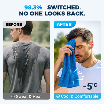 Hladilna brisača CoolTowel – kupite 1, dobite 1 gratis ❄️💦 Za večkratno uporabo, mehka, vpojna in prenosna