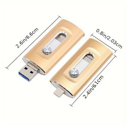 🌞Novo, 50 % popusta za omejen čas! 📱Univerzalni USB ključek 3 v 1 - združljiv z iPhoneom, Androidom in računalnikom - USB 3.0 ultra visoka hitrost