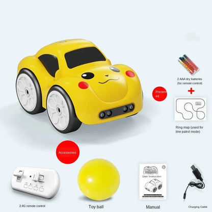 Pametni avtomobil na daljinsko upravljanje s senzorjem za otroke