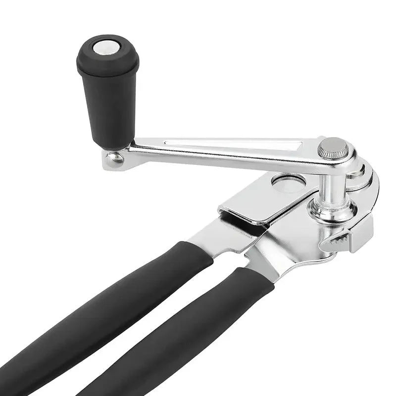 Ergonomična ročna odpirač za konzerve z 360° vrtljivim ročajem