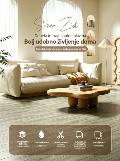 Nalepke za obnovo tal – leseni in PVC vzorci