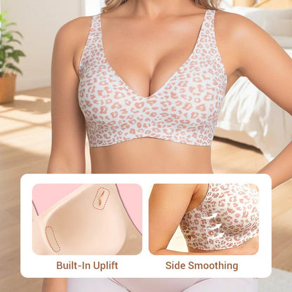 【🔥Kupi 1 dobi 1 gratis🔥】Jelly Wireless Dámske bezdrôtové podprsenky Push Up Bralette | Bezšvové, Deep V, každodenné nosenie