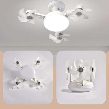 💧Osvetlitev in poletna hladnost: LED luči + daljinski upravljalnik + stropni ventilator💡