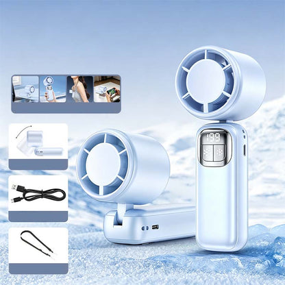 💨Polprevodniško hlajen ročni ventilator❄️