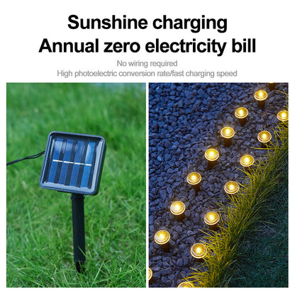 🚨Sončne solarne vrtne svetilke za pot | LED solarne luči za vrt💡
