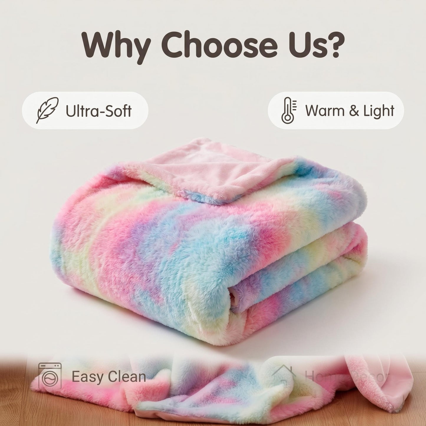 Ultra-mehka tie-dye plišasta odeja