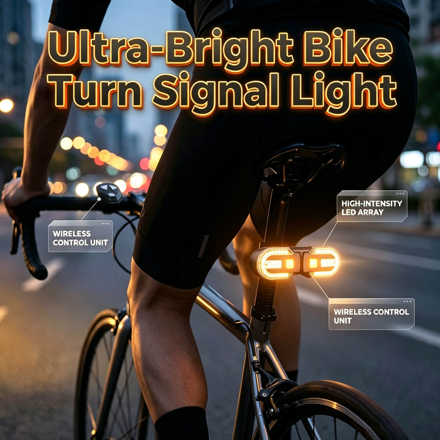 🚴 Časovno omejen 50 % popust! 🔦 Brezžični smerniki za kolo – polnilniki, vodoodporni in varna izbira za nočno vožnjo💡