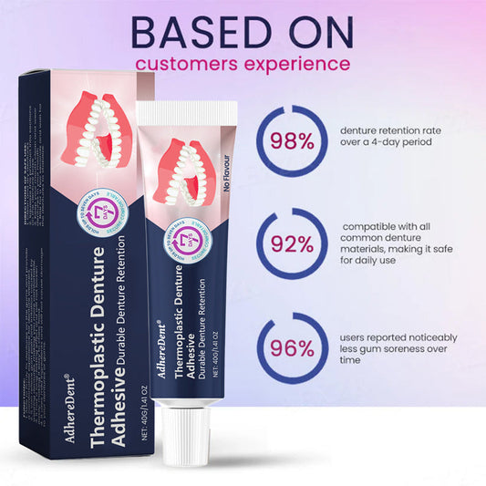 【🔥Kupite 2 dobite 1 gratis🔥】AdhereDent® Termoplastično lepilo za proteze ⏳ Trajna retencija proteze