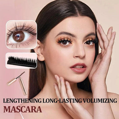 💖 Vodoodporna maskara za dolge in ukrivljene trepalnice – Kupite 1 dobite 1 GRATIS