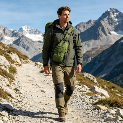 Moška outdoor torba čez ramo – večžepna, lahka in vzdržljiva
