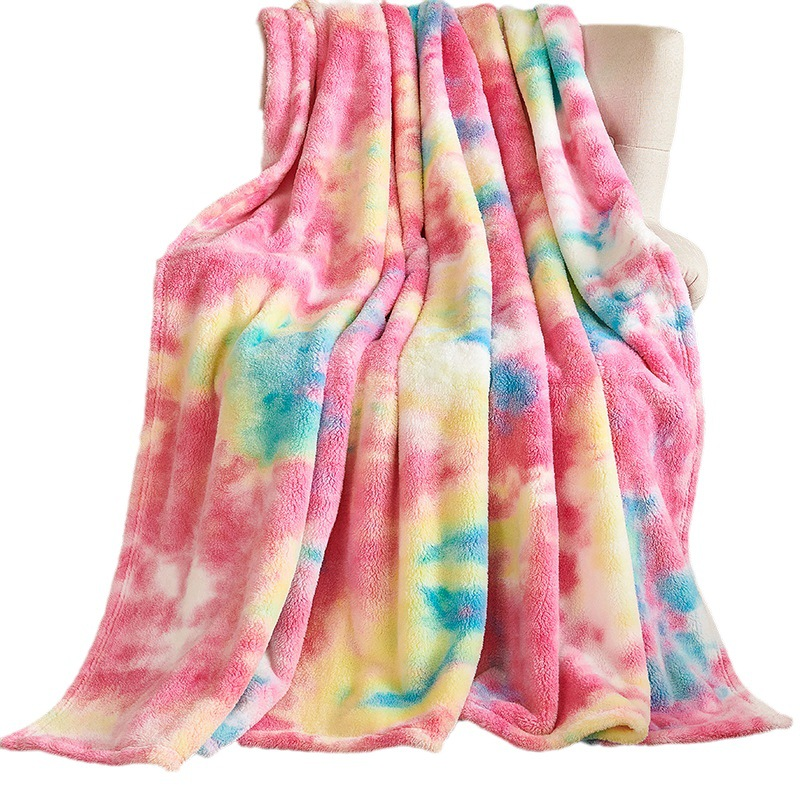 Ultra-mehka tie-dye plišasta odeja