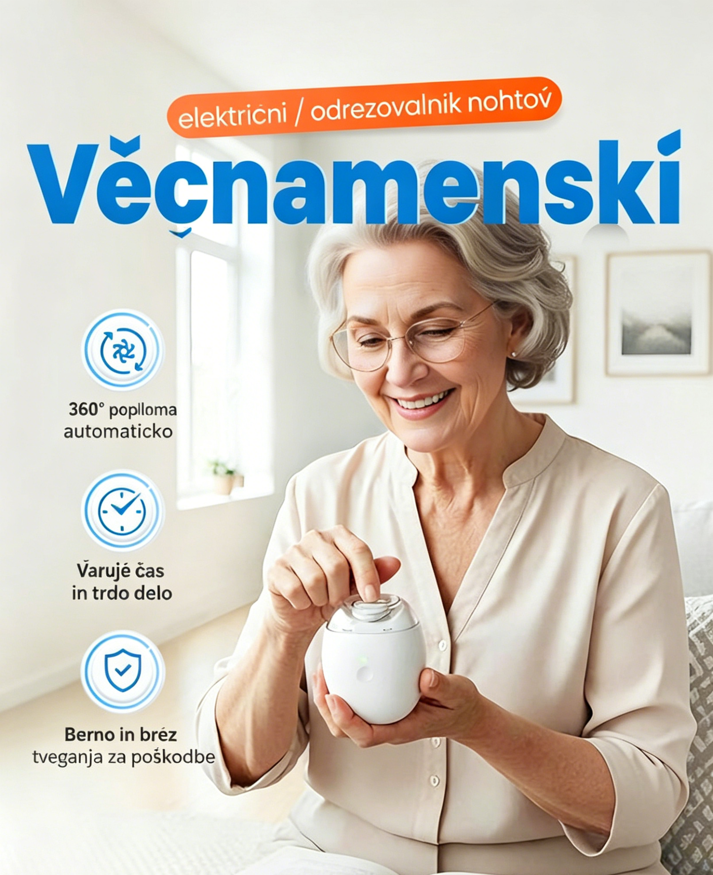 💅Univerzalni avtomatski električni brusilnik za nohte