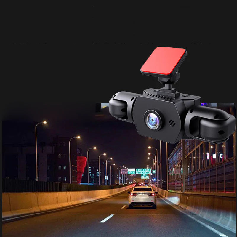 Avtomobilska kamera s 4 objektivi in 360° vidnim kotom | 📷HD 1080P nočni vid📷