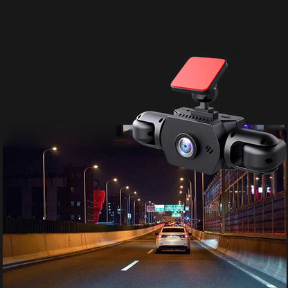 Avtomobilska kamera s 4 objektivi in 360° vidnim kotom | 📷HD 1080P nočni vid📷
