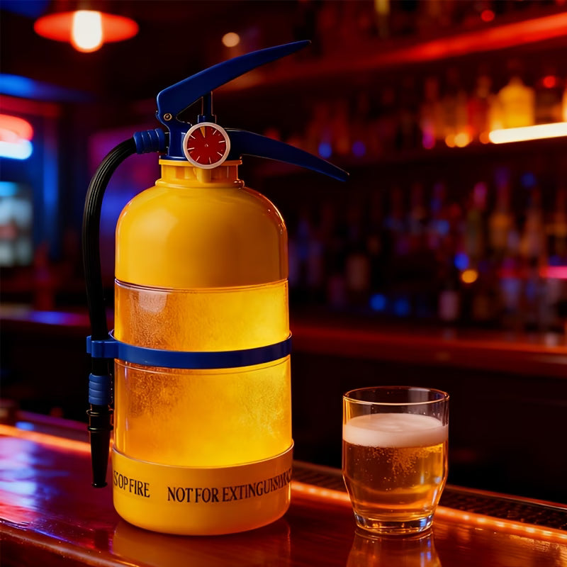 Sod piva v obliki gasilnega aparata + 🍺vrček piva – 2-litrski ročni točilnik 🍺 [Kupite enega, dobite enega brezplačno]