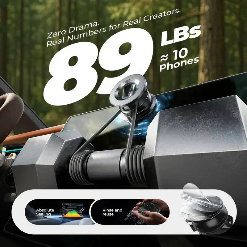 Zložljivimagnetninos ilec za telefon v avtu – 360° vrtenje, univerzalna pritrditev