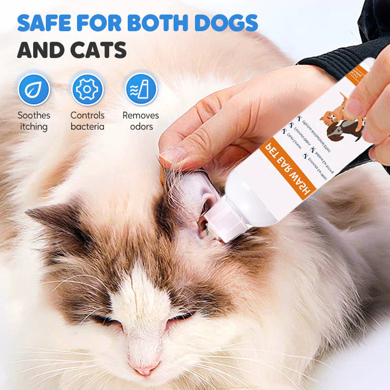 🐱🐶 Čistilo za ušesa za živali – Zmanjšuje razmnoževanje bakterij