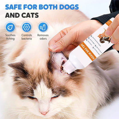 🐱🐶 Čistilo za ušesa za živali – Zmanjšuje razmnoževanje bakterij