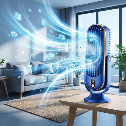 💨Prenosni ventilator za namizno klimatsko napravo s 5 hitrostmi ventilatorja❄️