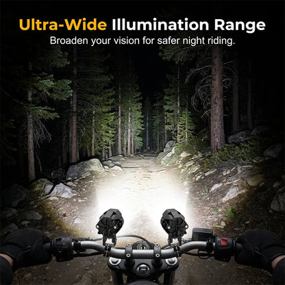 💡 Dvobarvni LED žaromet za motocikle