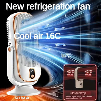 💨Prenosni ventilator za namizno klimatsko napravo s 5 hitrostmi ventilatorja❄️