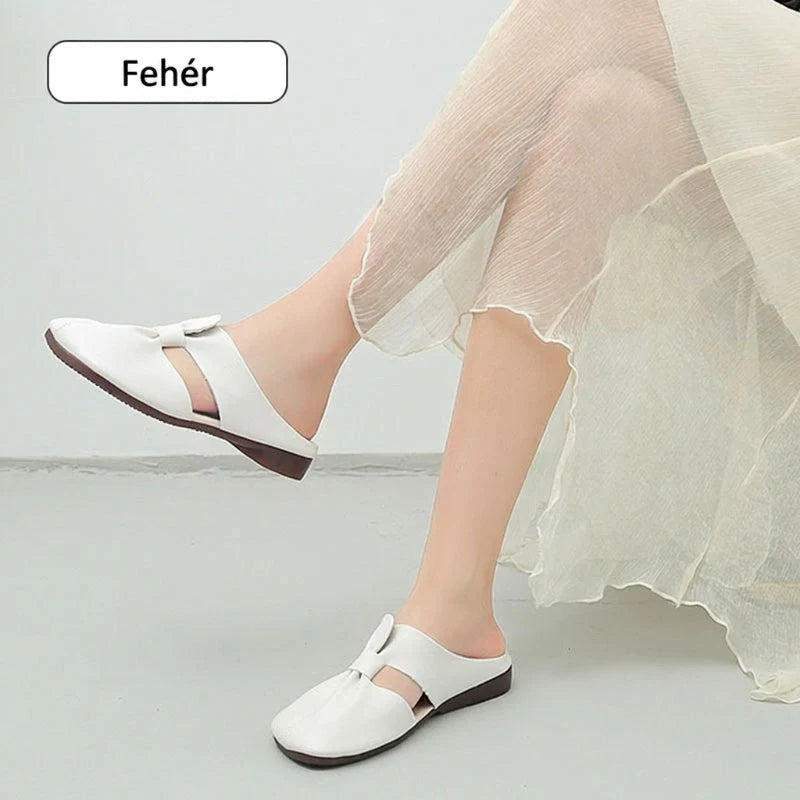 👡 Ženski copati z vozlom - mehak podplat | Modna oblika, lahki in prilagodljivi - idealni za sprehode in mestne aktivnosti 🛍️