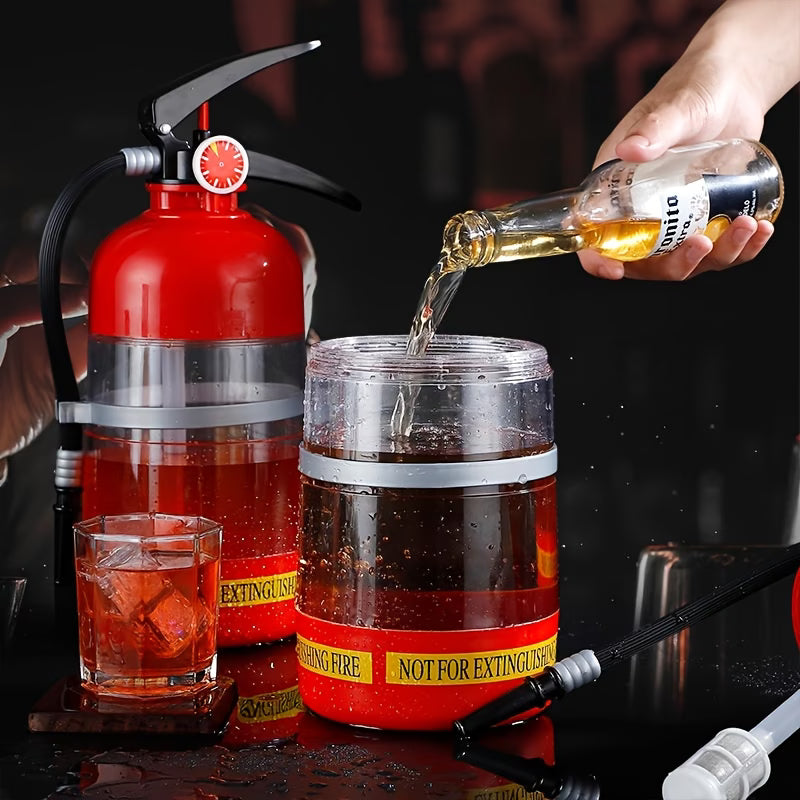 Sod piva v obliki gasilnega aparata + 🍺vrček piva – 2-litrski ročni točilnik 🍺 [Kupite enega, dobite enega brezplačno]