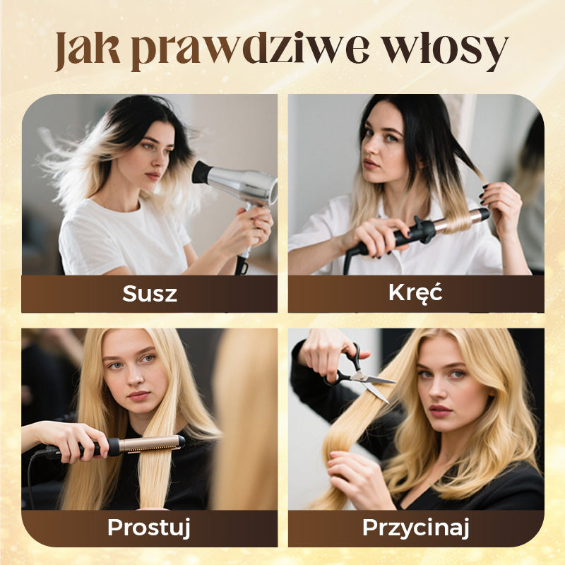 🔥 🔥Vrhunski lasni vložki s frufrujem za ženske s tankimi lasmi 🙆