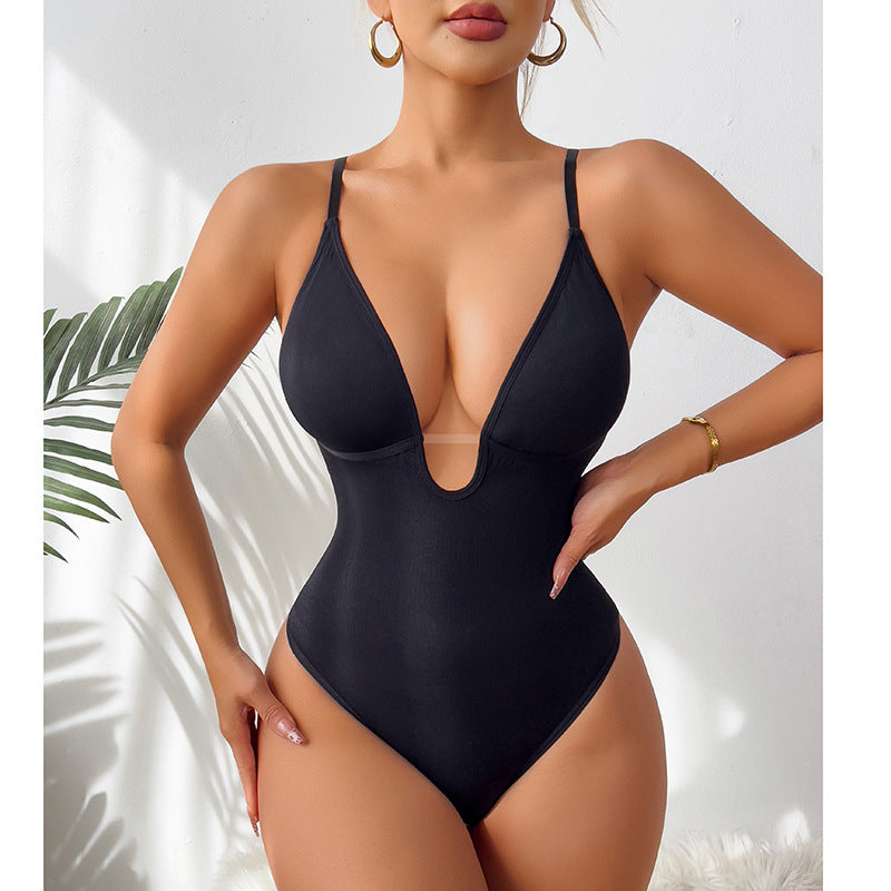 Dámske tvarujúce body s hlbokým výstrihom do V【🔥🔥Kupi 1 dobi 1 gratis】