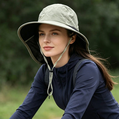 🧢 ZDAJ 50 % POPUSTA! 🌞 Unisex zložljiva kapa – zaščita pred soncem UPF 50+ in zračna – nastavljiva in zložljiva za uporabo na prostem 🏕️
