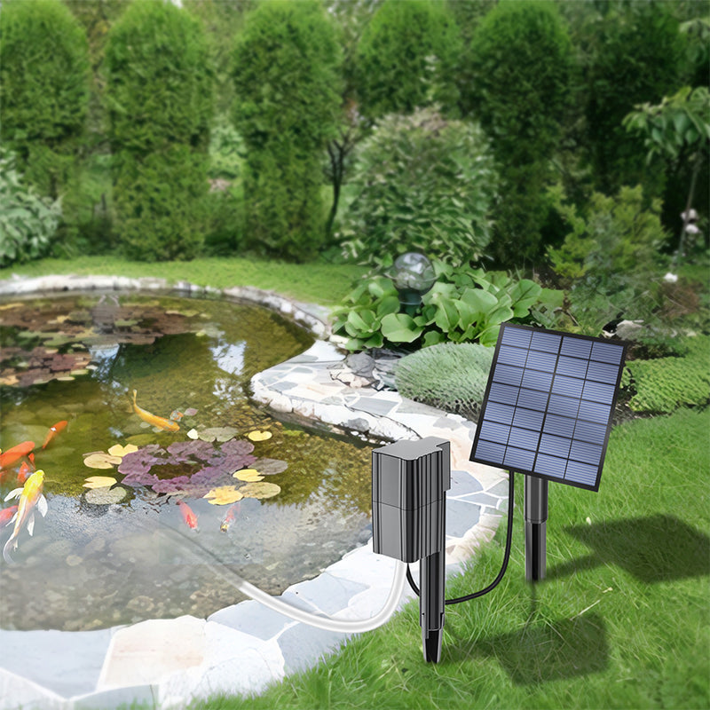 🐟💨Sončna prezračevalna črpalka za ribnik – visoko učinkovit solarni aerator