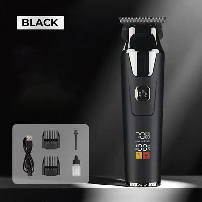 Profesionální elektrický zastřihovač vlasů s digitálním displejem