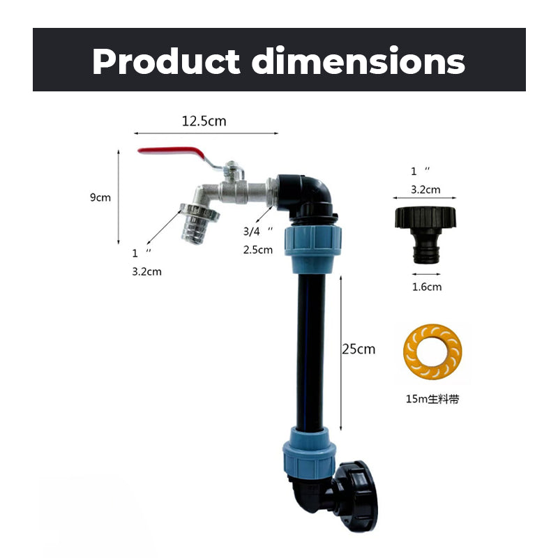 Komplet adapterjev za IBC-posode-🔥🔥Kupite 1 dobite 1 gratis