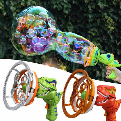 🎁✨ Električni verižni stroj za mehurčke - Čarobna vizualna pojedina 🌿🦖