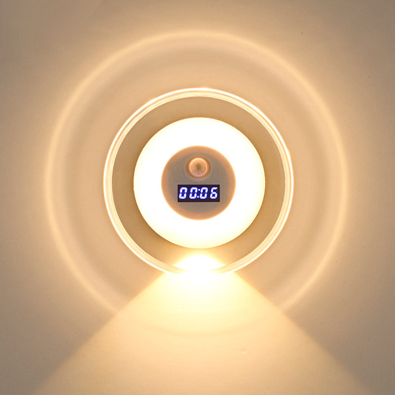Pametna LED ura z nočno lučko in senzorjem gibanja – 3 barve svetlobe