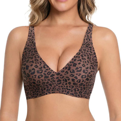 【🔥Kupi 1 dobi 1 gratis🔥】Jelly Wireless Dámske bezdrôtové podprsenky Push Up Bralette | Bezšvové, Deep V, každodenné nosenie