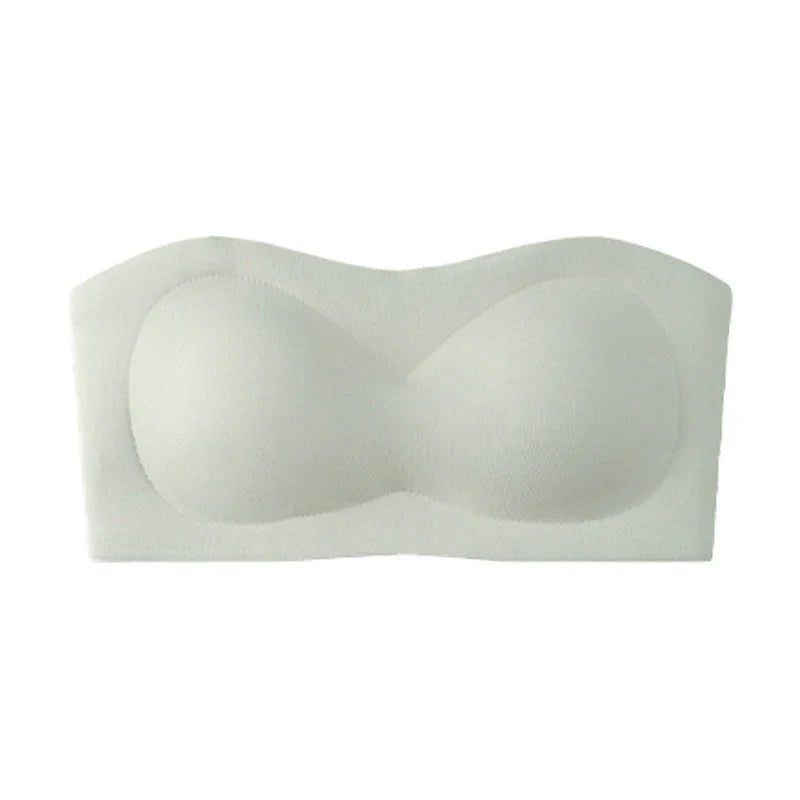 Dámska podprsenka bez ramienok – Push-up Bandeau | Protišmyková, Bezkosticová, Bezšvová【🔥1+1 zadarmo】